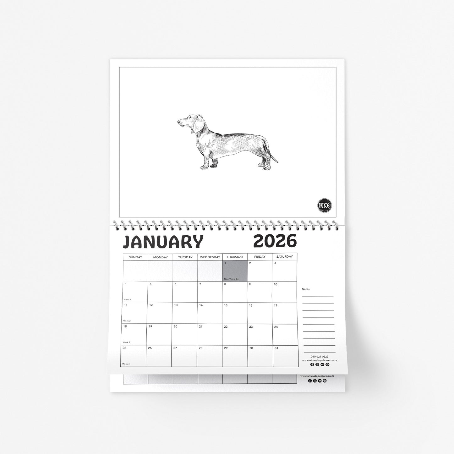 Ultimate Pet Care 2026 Calendar