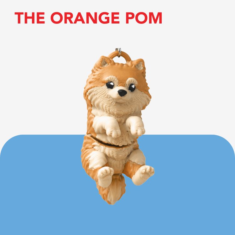 Flexi Dog Breed Keyring / Keychain