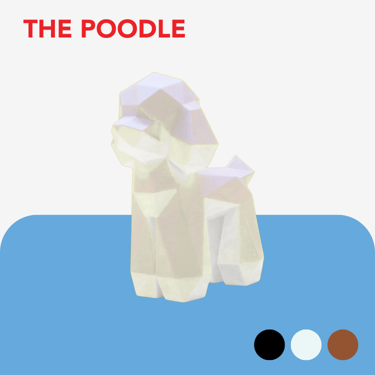 Low Poly Dog Breed Keyring / Keychain
