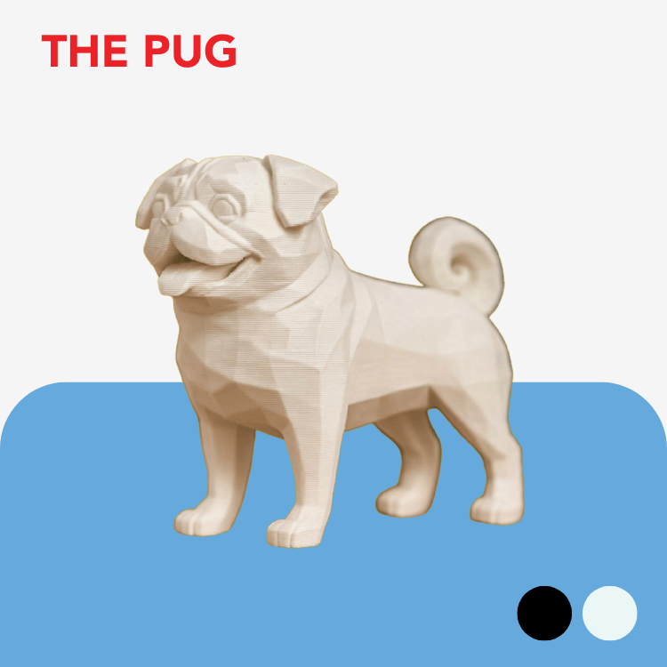 Low Poly Dog Breed Keyring / Keychain