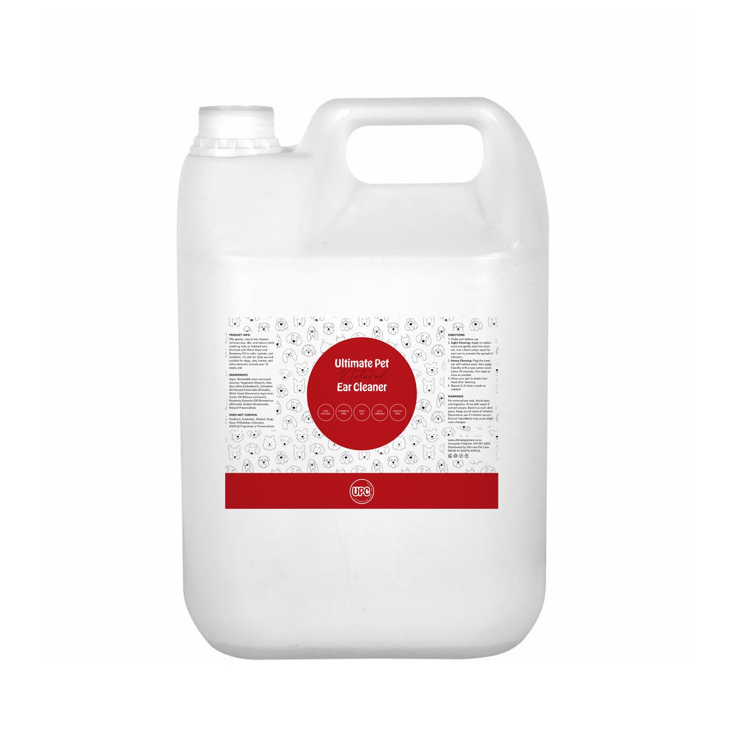 Ultimate Pet Ear Cleaner 5L